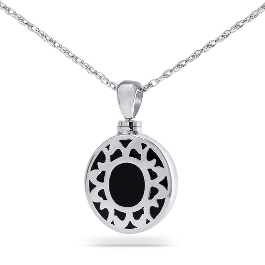 Elegant Circle Steel Keepsake